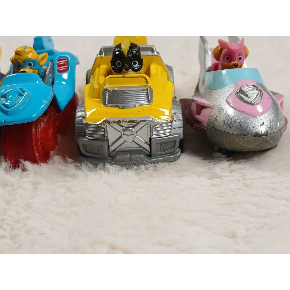 Paw Patrol True‎ Metal lot diecast Cars flames Marshall Chase